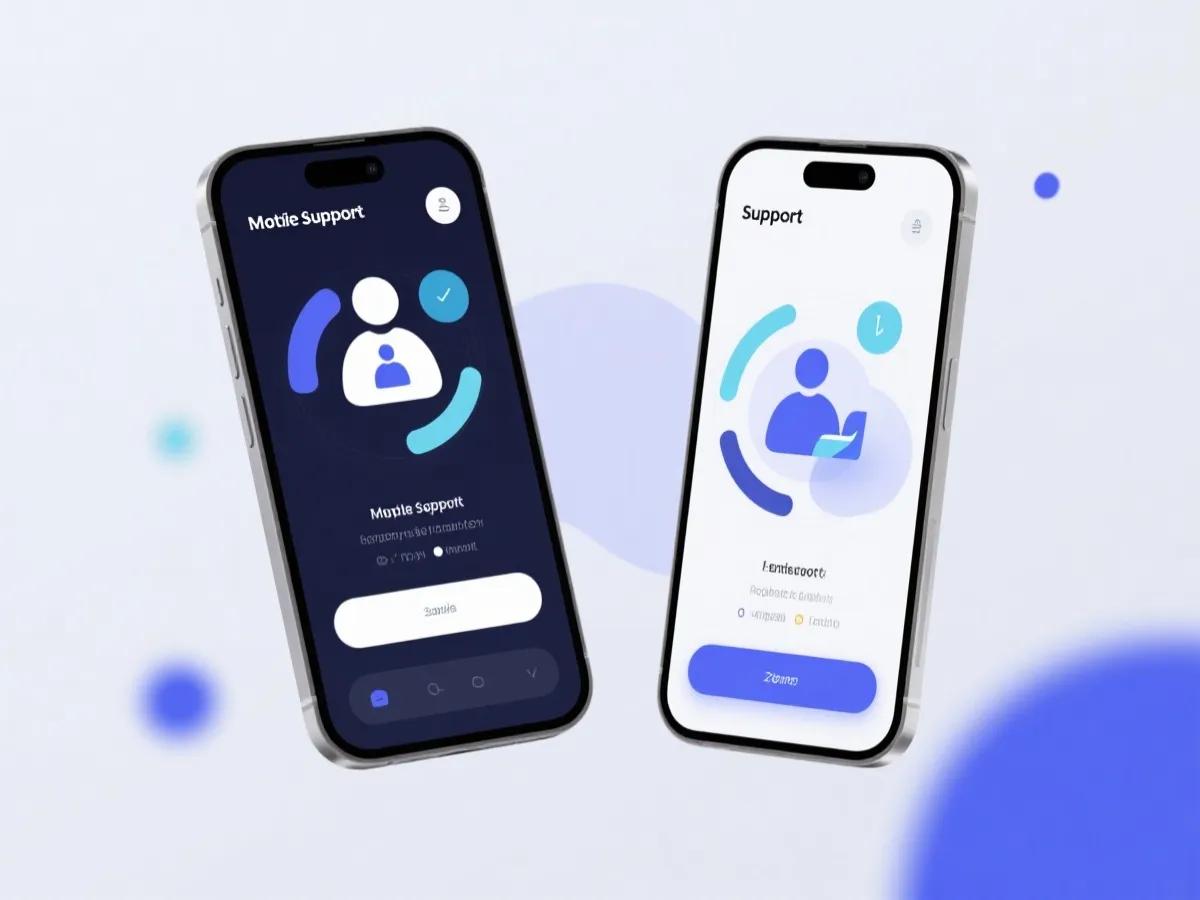 移动端帮助与安装指引示意图